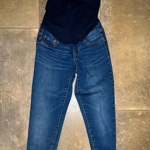 Motherhood indigo blue maternity skinny jeans S